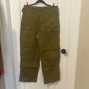 Uniqlo Military Green Workwear Pants